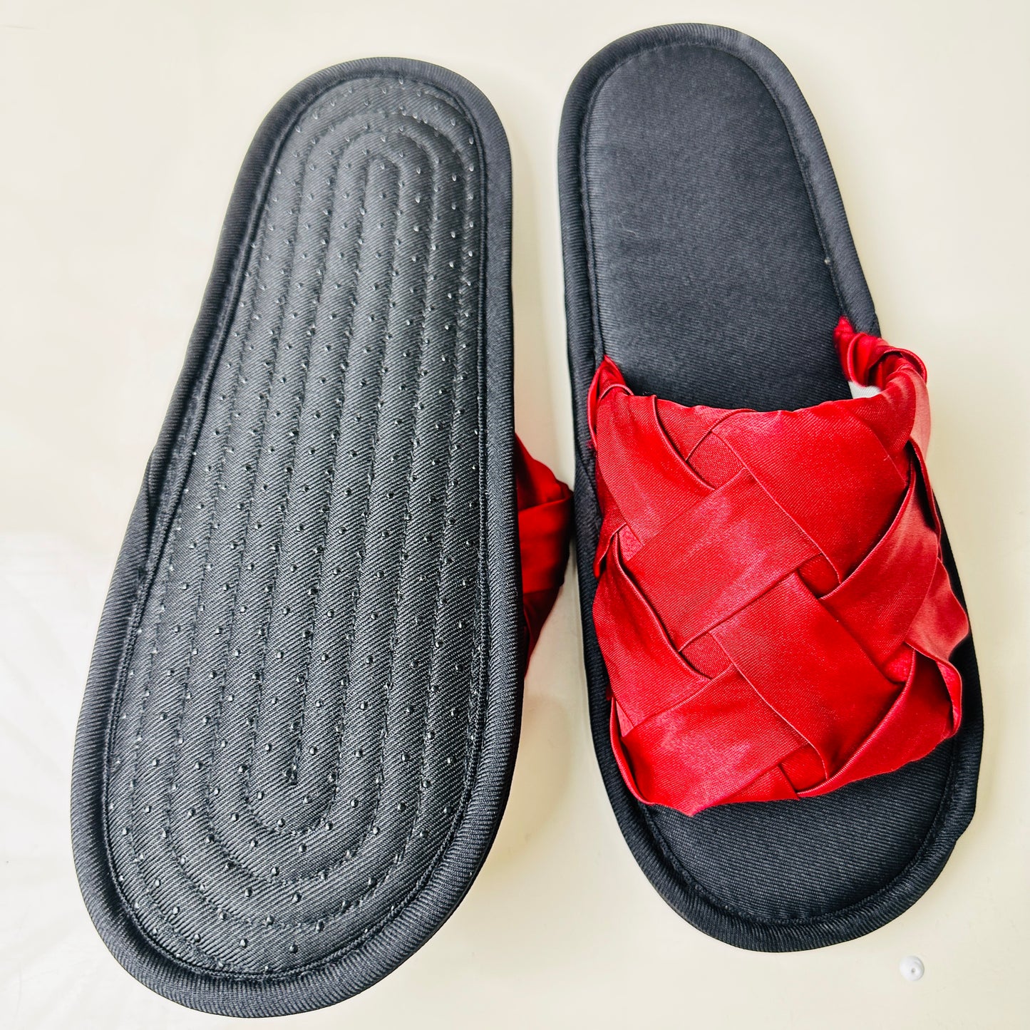 Handmade custom cotton craft slippers, quiet, sweat absorption, anti-slip home application (buy three pairs can enjoy 20% discount)